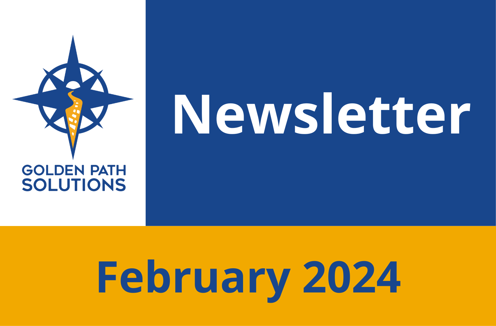 Golden Path Solutions Newsletter - February 2024 logo
