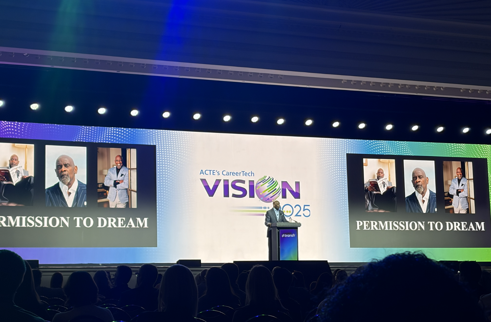 ACTE CareerTech VISION Conference A speaker presents at the ACTE CareerTech VISION conference